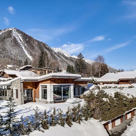 Chalet Safari. Face Au Mont-Blanc. Chamonix Exteriör bild
