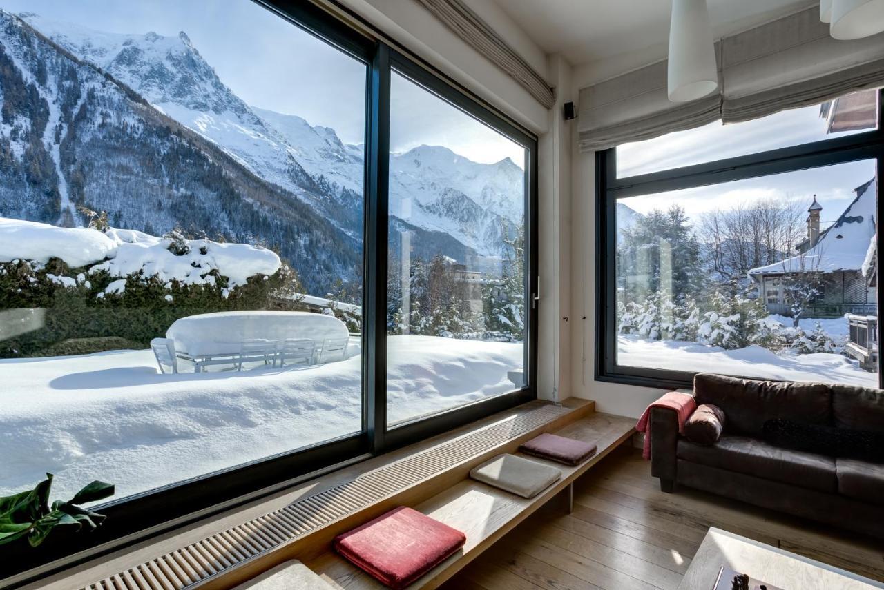 Chalet Safari. Face Au Mont-Blanc. Chamonix Exteriör bild